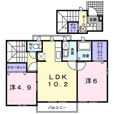 メゾンド卑弥呼 202【管理NO：1-013339301-02020】 ★家具家電は申し込み後に搬入します★の物件画像