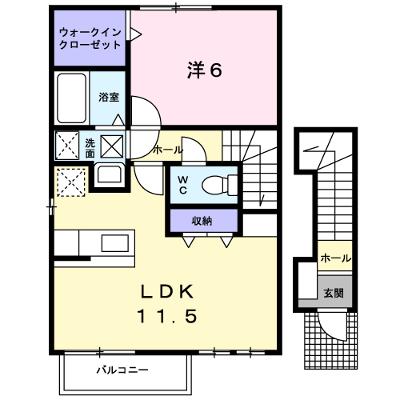 クレメント 201【管理NO：1-012987601-02010】 ★家具家電は申し込み後に搬入します★の物件画像
