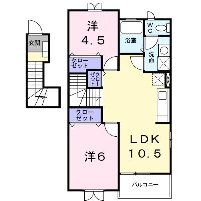 カーサ柿境 201【管理NO：1-010346801-02010】の物件画像