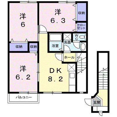 メゾンパークス 203【管理NO：1-009611701-02030】 ★家具家電は申し込み後に搬入します★の物件画像