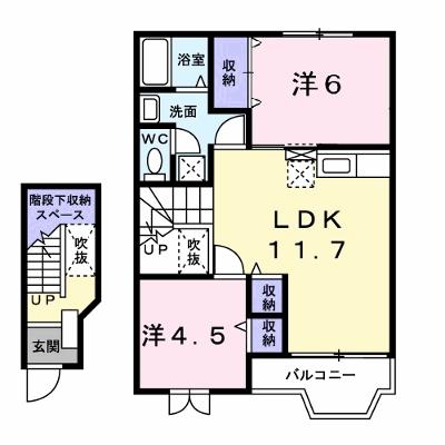 チェリーハイム 202【管理NO：1-007450001-02020】 ★家具家電は申し込み後に搬入します★の物件画像