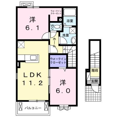 アルブル 201【管理NO：1-019995001-02010】 ★家具家電は申し込み後に搬入します★の物件画像