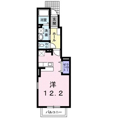 エリタージュＢ 103【管理NO：1-016658202-01030】 ★家具家電は申し込み後に搬入します★の物件画像