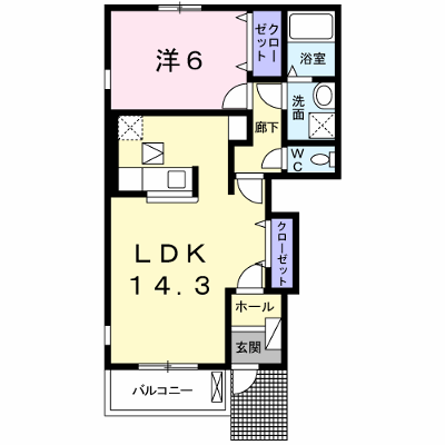 ティアラⅡ 103【管理NO：1-016669202-01030】 ★家具家電は申し込み後に搬入します★の物件画像