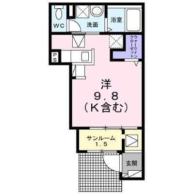コスモハイツ・Ⅰ 102【管理NO：1-026836301-01020】 ★家具家電は申し込み後に搬入します★の物件画像