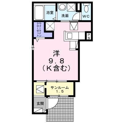 コスモハイツ・Ⅰ 101【管理NO：1-026836301-01010】 ★家具家電は申し込み後に搬入します★の物件画像