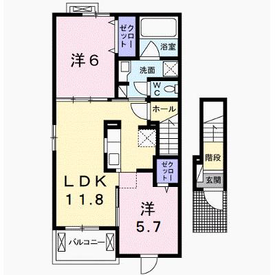 ラフィーネ 201【管理NO：1-021069801-02010】 ★家具家電は申し込み後に搬入します★ ★2026年10月下旬入居可能★の物件画像