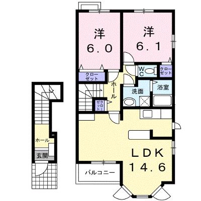 アザレア六番館 205【管理NO：1-017273001-02040】 ★家具家電は申し込み後に搬入します★の物件画像