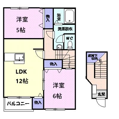 パルテールＢ 202【管理NO：1-010643002-02020】 ★家具家電は申し込み後に搬入します★の物件画像
