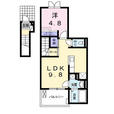 エクセル 206【管理NO：1-018675801-02050】 ★家具家電は申し込み後に搬入します★の物件画像