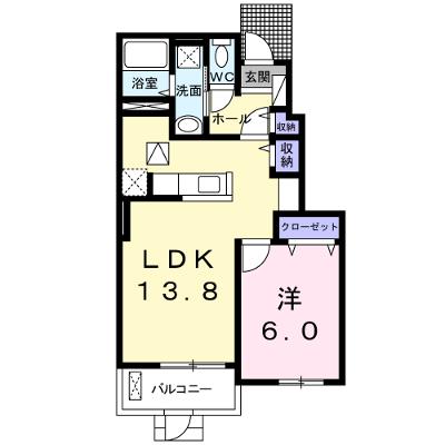 エレガンス　Ｂ 103【管理NO：1-018451102-01030】 ★家具家電は申し込み後に搬入します★の物件画像