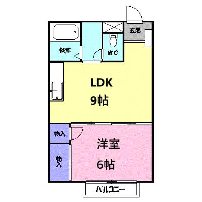 エリール千野根 202【管理NO：1-005227701-02020】 ★家具家電は申し込み後に搬入します 2026年07月中旬入居可能の物件画像
