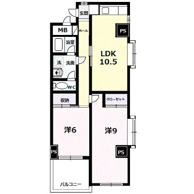 双葉ハイム一条 201【管理NO：1-004694001-02010】 ★家具家電は申し込み後に搬入します 2026年07月中旬入居可能の物件画像