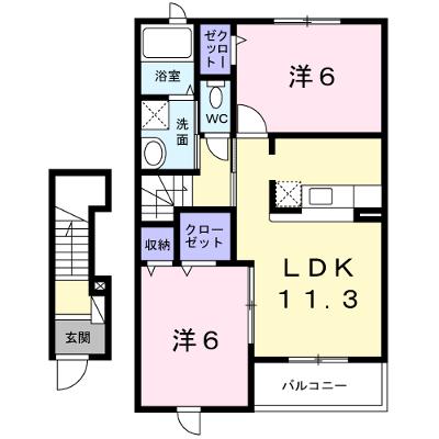 フローリッシュ 202【管理NO：1-016365501-02020】 2026年08月中旬入居可能の物件画像