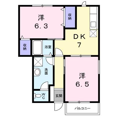 サンヒルズ　Ａ 103【管理NO：1-009447701-01030】 ★家具家電は申し込み後に搬入します★の物件画像