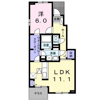 ビオーラ松山Ａ 103【管理NO：1-020103301-01030】 ★家具家電は申し込み後に搬入します 2026年07月下旬入居可能の物件画像
