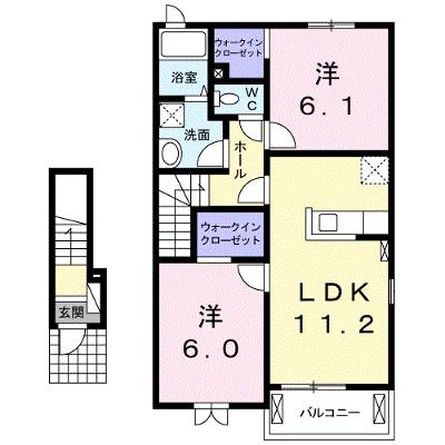 アンソレイエ 206【管理NO：1-019595001-02050】 2026年08月上旬入居可能の物件画像