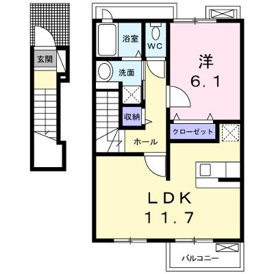アルワクトＣ 202【管理NO：1-018953001-02020】 ★家具家電は申し込み後に搬入しますの物件画像