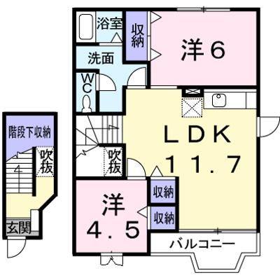 サニーパレスＢ 205【管理NO：1-011158902-02040】の物件画像