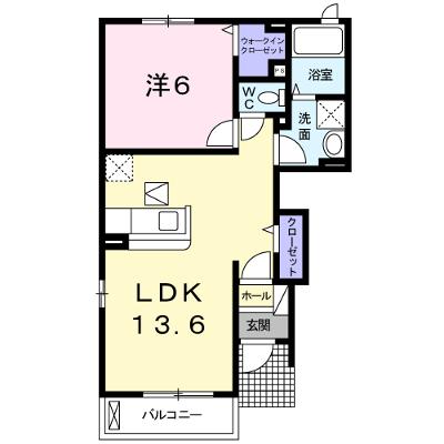 カーサ・プラシードＢ 101【管理NO：1-017349202-01010】 ★家具家電は申し込み後に搬入します★の物件画像