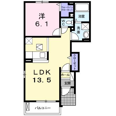 エスペランサＢ 101【管理NO：1-016234602-01010】 ★家具家電は申し込み後に搬入します 2026年08月中旬入居可能の物件画像