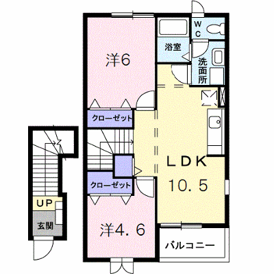 ファミーユＡ 202【管理NO：1-012282701-02020】 ★家具家電は申し込み後に搬入します★の物件画像