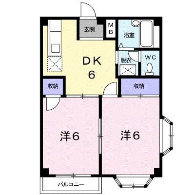 ユリカハイツ　Ⅲ 201【管理NO：1-003280902-02010】 ★家具家電は申し込み後に搬入します★の物件画像