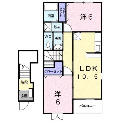 エアリー・カレント 205【管理NO：1-012711401-02040】 ★家具家電は申し込み後に搬入します★の物件画像