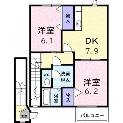 グラン・シャリオ 202【管理NO：1-007999101-02020】 ★家具家電は申し込み後に搬入しますの物件画像