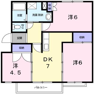 ベルコリーナケイ 201【管理NO：1-004618401-02010】 ★家具家電は申し込み後に搬入します★の物件画像