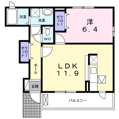 エテルノ　サンシャイン 104【管理NO：1-019759501-01040】 ★家具家電は申し込み後に搬入しますの物件画像