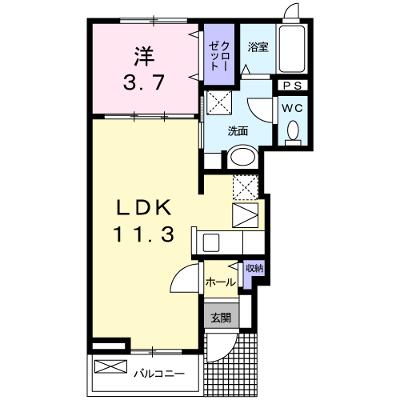 ミューズＢ 102【管理NO：1-017745802-01020】 ★家具家電は申し込み後に搬入します★の物件画像
