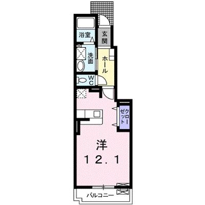 アルエットⅡ－Ｂ 103【管理NO：1-014132802-01030】 ★家具家電は申し込み後に搬入しますの物件画像