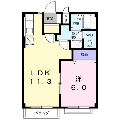 エリール小倉 105【管理NO：1-004405101-01040】 ★家具家電は申し込み後に搬入しますの物件画像