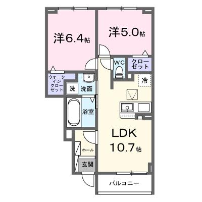 グランデ・ヴェリタ 103【管理NO：1-028695101-01030】 ★家具家電は申し込み後に搬入します★ ★2026年09月上旬入居可能★の物件画像