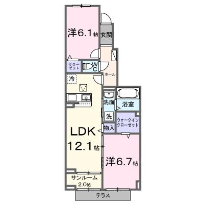 ルーチェ城東 103【管理NO：1-028279401-01030】 ★家具家電は申し込み後に搬入します★の物件画像