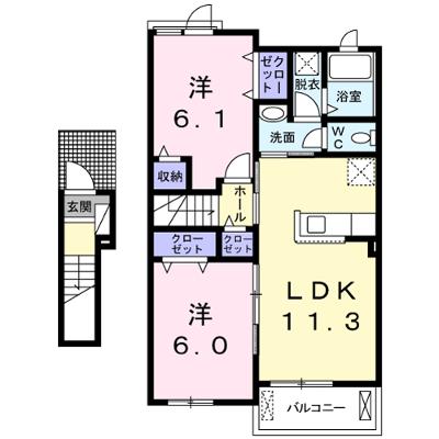 クリスティⅠ 202【管理NO：1-019364101-02020】 ★家具家電は申し込み後に搬入します★の物件画像