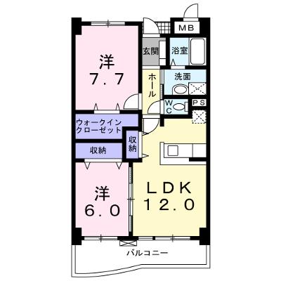 サンリット萩山公園 303【管理NO：1-013616701-03030】 ★家具家電は申し込み後に搬入しますの物件画像