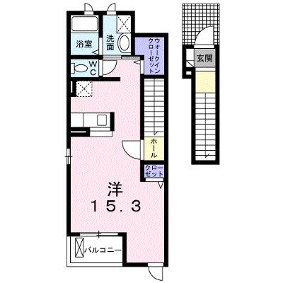アクティブ．Ｇ 201【管理NO：1-013602901-02010】 ★家具家電は申し込み後に搬入します★ ★2026年11月上旬入居可能★の物件画像
