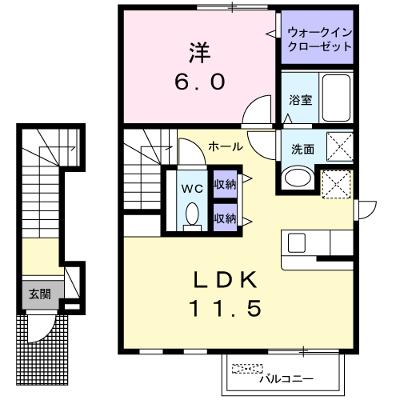 エスタシオン 205【管理NO：1-012638201-02040】 ★家具家電は申し込み後に搬入します★の物件画像