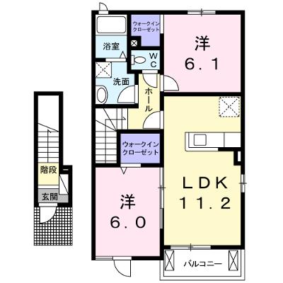 ウエスト　Ｍ　Ⅱ 202【管理NO：1-020014601-02020】の物件画像