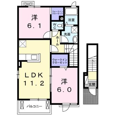 菊水Ⅱ 201【管理NO：1-018852001-02010】の物件画像