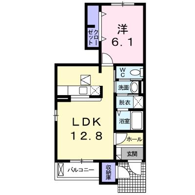 エレガンシアＡ 101【管理NO：1-014364901-01010】 2026年08月中旬入居可能の物件画像