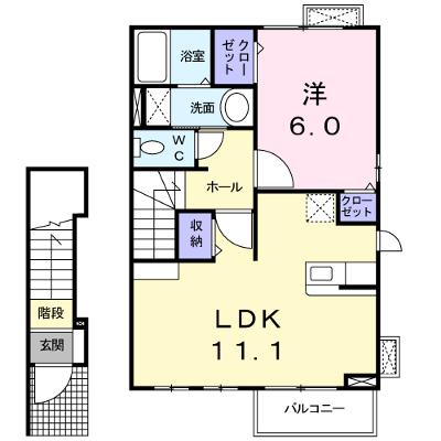 アムール　Ａ 203【管理NO：1-022434201-02030】 ★家具家電は申し込み後に搬入します 2026年07月中旬入居可能の物件画像