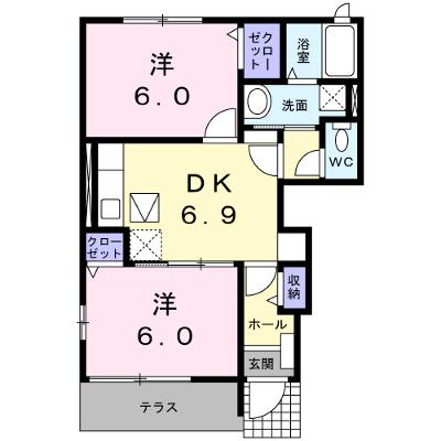 ティーハーベストＡ 101【管理NO：1-012764301-01010】 ★家具家電は申し込み後に搬入しますの物件画像