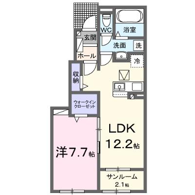 フォレスタ・ブレッツァ 102【管理NO：1-028438401-01020】 ★家具家電は申し込み後に搬入します 2026年09月上旬入居可能の物件画像