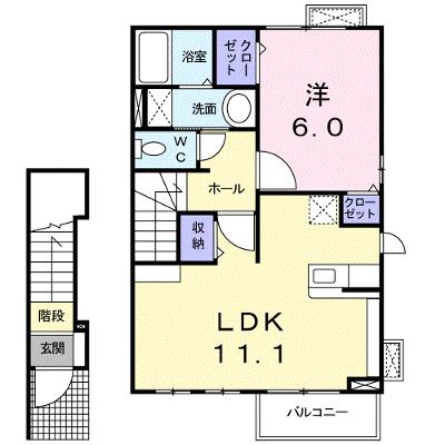 カサ・ド・フローレス 203【管理NO：1-020801301-02030】 2026年08月中旬入居可能の物件画像