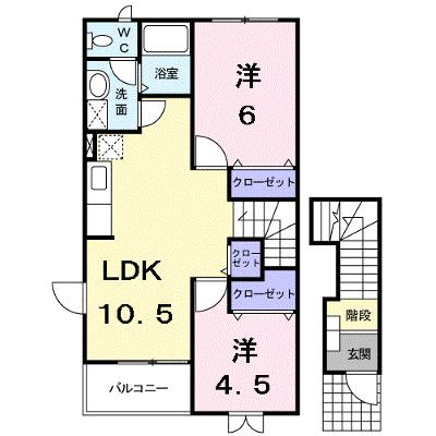 ドミールＫ　Ｂ 201【管理NO：1-011444302-02010】 ★家具家電は申し込み後に搬入しますの物件画像