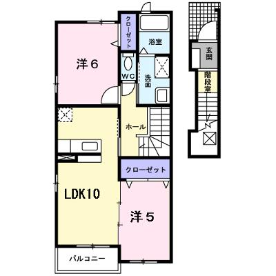 サルビア 203【管理NO：1-016897801-02030】 ★家具家電は申し込み後に搬入します 2026年07月中旬入居可能の物件画像