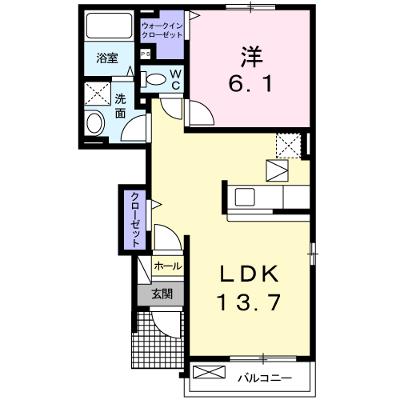 マリレ　ハイム 102【管理NO：1-016647901-01020】 ★家具家電は申し込み後に搬入しますの物件画像